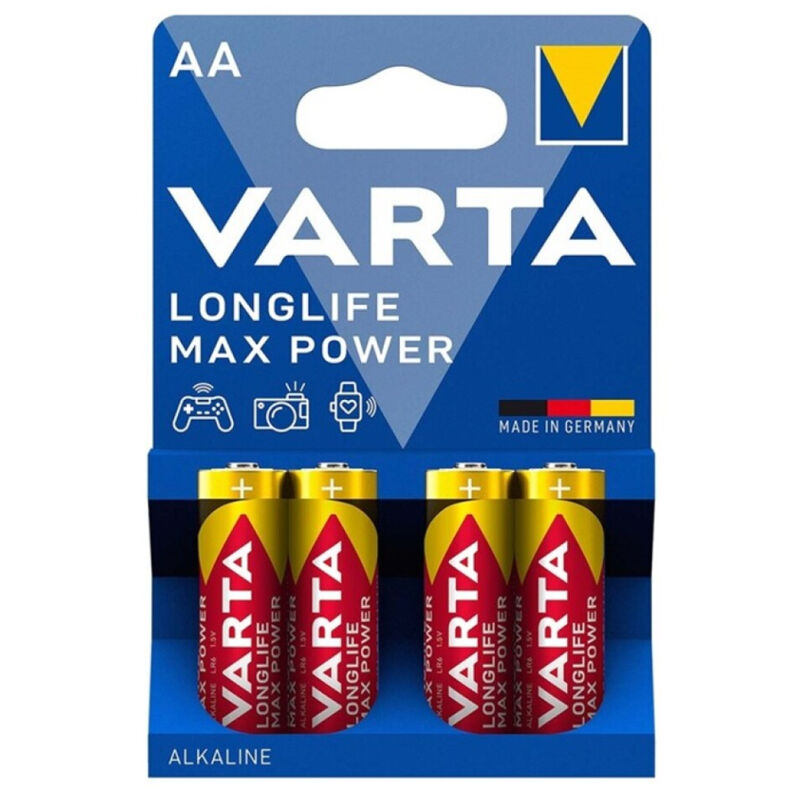 VARTA - MAX POWER PILA ALCALINA AA LR6 BLISTER*4-VARTA-Noxtic