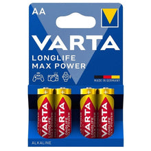 VARTA - MAX POWER PILA ALCALINA AA LR6 BLISTER*4-VARTA-Noxtic