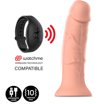 MYTHOLOGY Asher Original Dildo M – Vibrador Con Tecnología Inalámbrica Para Experiencia Sensorial Única