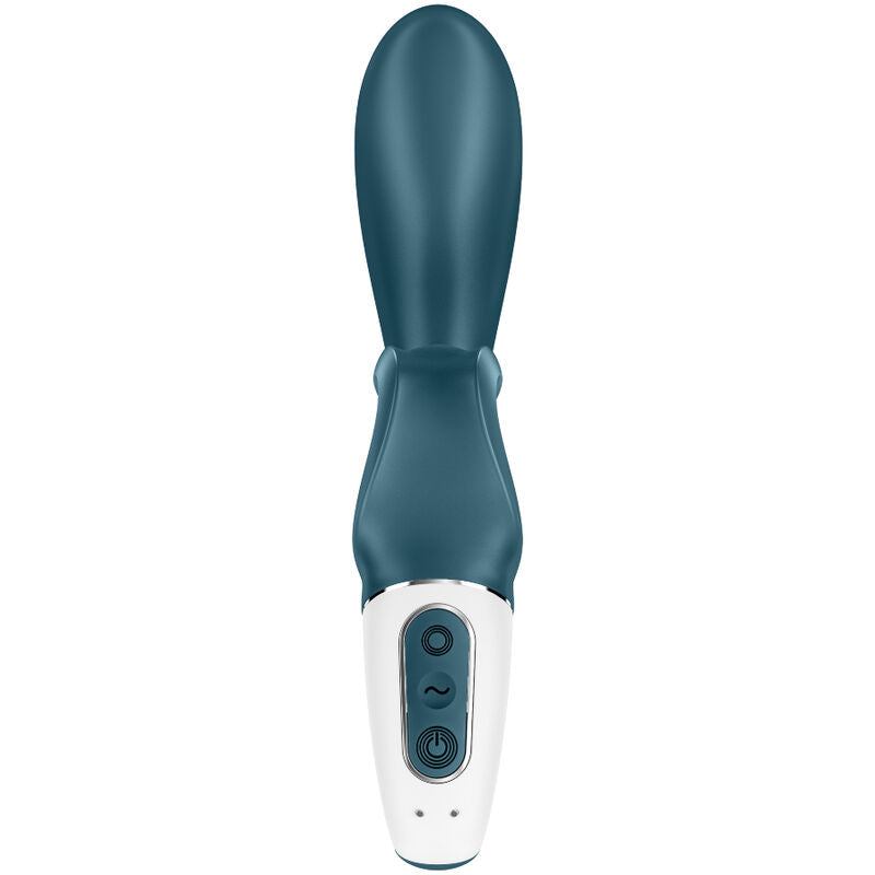Satisfyer Hug Me Vibrador Rabbit App Azul – Vibrador Recargable Con Control Desde Tu Móvil