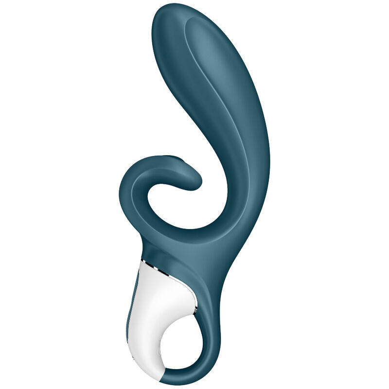 Satisfyer Hug Me Vibrador Rabbit App Azul – Vibrador Recargable Con Control Desde Tu Móvil