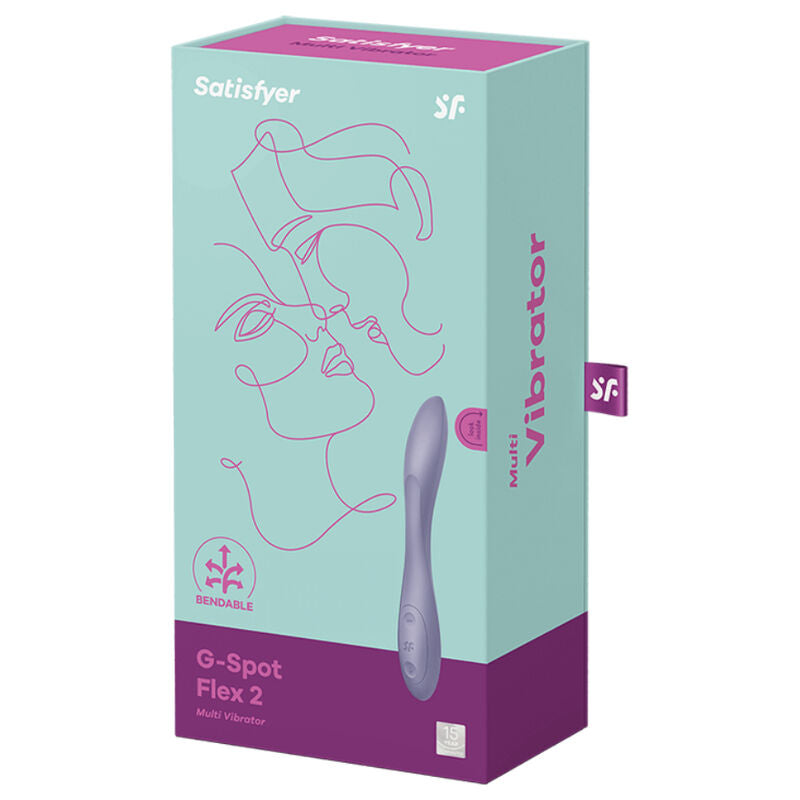 Comprar Satisfyer G-Spot Flex 2 Morado – Vibrador Recargable Con Estimulación Dual Innovadora-Noxtic