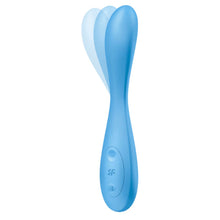 Satisfyer G-Spot Flex 4 Plus Azul – Vibrador Recargable Con Conexión App Para Experiencia Sensorial
