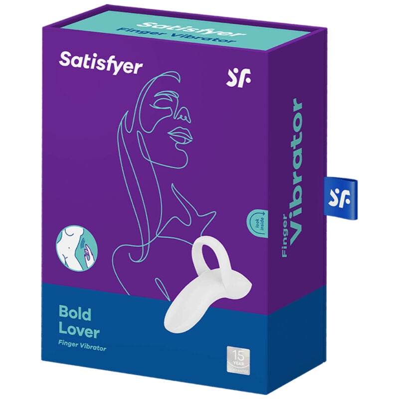 Satisfyer Bold Lover Dedal Vibrador Blanco – Diseño Ergonómico Para Placer Personal