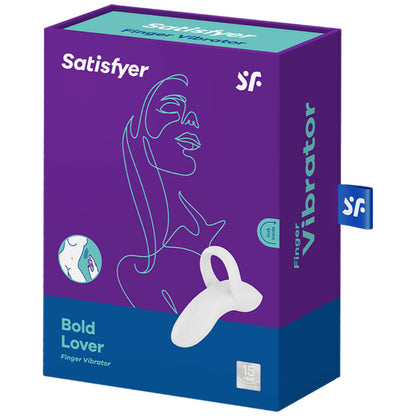 Satisfyer Bold Lover Dedal Vibrador Blanco – Diseño Ergonómico Para Placer Personal