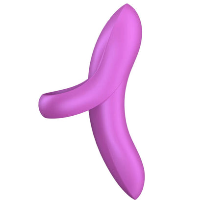 Satisfyer Bold Lover Dedal Vibrador Blanco – Diseño Ergonómico Para Placer Personal