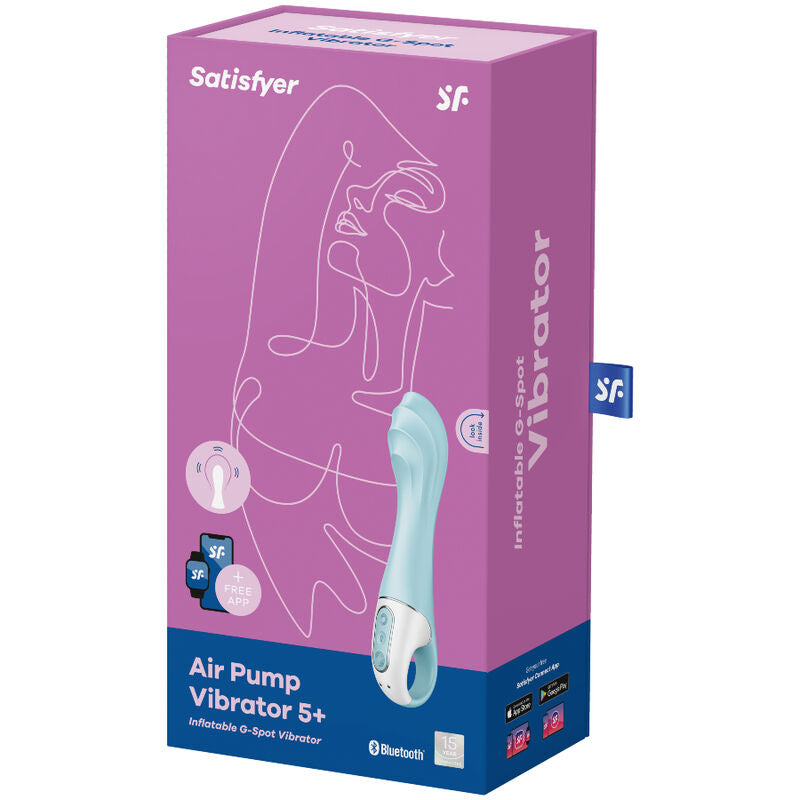 Comprar Satisfyer Air Pump Vibrator 5 Plus – Vibrador Inflable Con Estimulación Personalizada-Noxtic