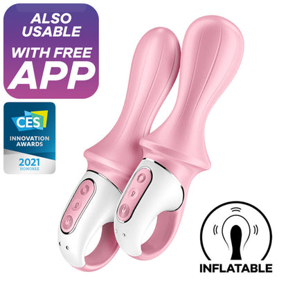 Comprar Satisfyer Air Pump Booty 5 Rosa – Vibrador Inflable Con Estilo Moderno Y Experiencia Sensorial Única-Noxtic