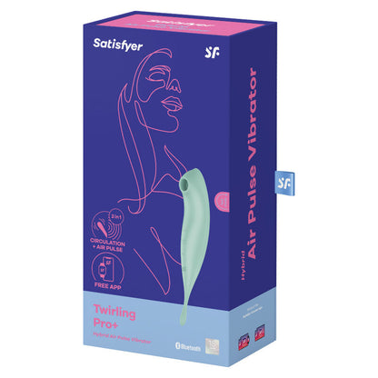 Comprar Satisfyer Twirling Pro Plus Verde – Vibrador Recargable Con Control Desde App-Noxtic