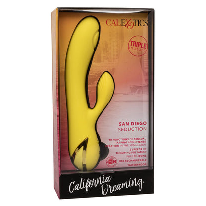 CALEXOTICS San Diego Seduction – Vibrador Recargable Con 10 Funciones Para Experiencia Sensorial Única