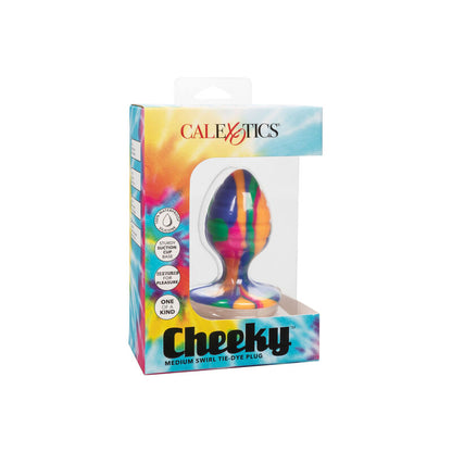 CALEXOTICS Plug Anal Cheeky Mediano Swirl – Diseño Ergonómico Con Base De Ventosa Para Uso Versátil