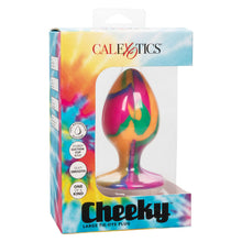 CALEXOTICS Cheeky Large Tie-Dye Plug – Diseño Atractivo Para Exploración Sensorial