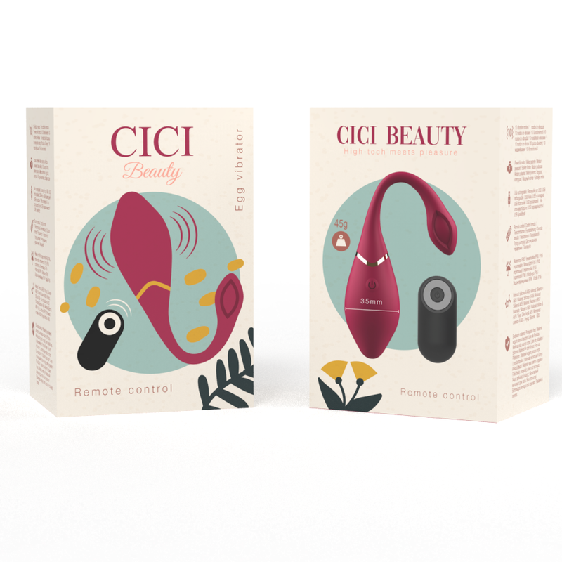 CICI BEAUTY Huevo Vibrador De Silicona Premium – Estimulador Recargable Con Control Remoto Para Placer Personalizado