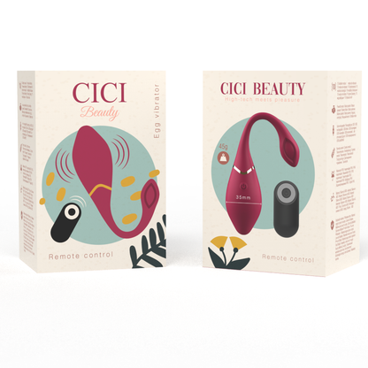 CICI BEAUTY Huevo Vibrador De Silicona Premium – Estimulador Recargable Con Control Remoto Para Placer Personalizado