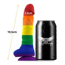 MYTHOLOGY Corey Pride Dildo L – Silicona Médica Con Diseño Vibrante Y Colorido