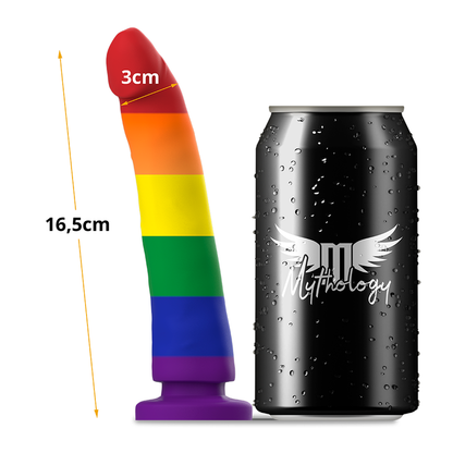 MITOLOGIA Devon Pride Dildo M – Design unico con estetica vibrante per un piacere personalizzato