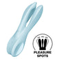 Comprar Satisfyer Threesome 1 Vibrador Azul – Vibrador Recargable Con Diseño Ergonómico-Noxtic