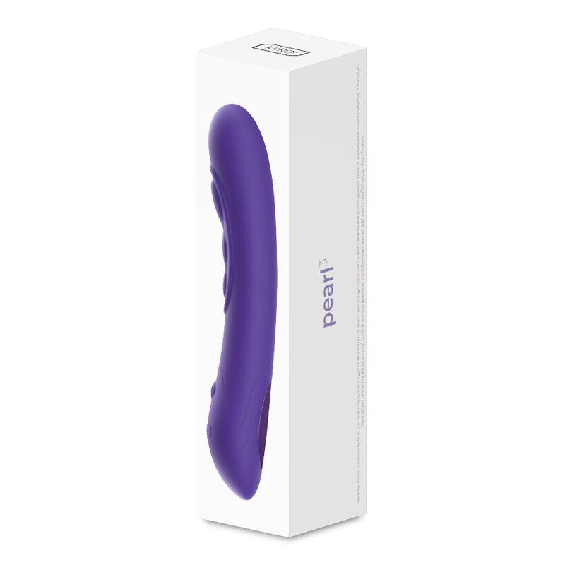 KIIROO Pearl 3 Morado – Vibrador Recargable Con Diseño Curvado Para Placer Personal