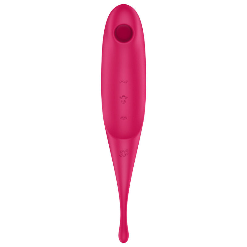 Stimolatore Satisfyer Twirling Pro Rosso – Design ergonomico per un piacere personalizzato