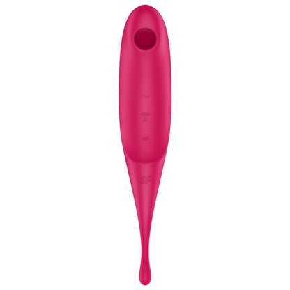 Stimolatore Satisfyer Twirling Pro Rosso – Design ergonomico per un piacere personalizzato