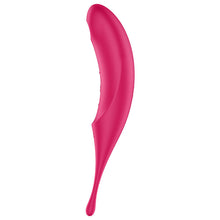 SATISFYER TWIRLING PRO STIMULATOR AND VIBRATOR - RED