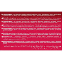 CONTROL Adapta Fresa Preservativos 144 Unidades – Aroma A Fresa Para Una Experiencia Divertida Y Sensacional