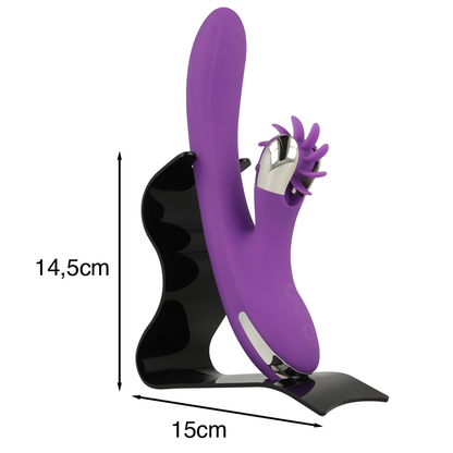 DREAMLOVE Display Expositor Acrílico Negro Grande – Diseño Elegante Para Exhibir Accesorios De Bienestar