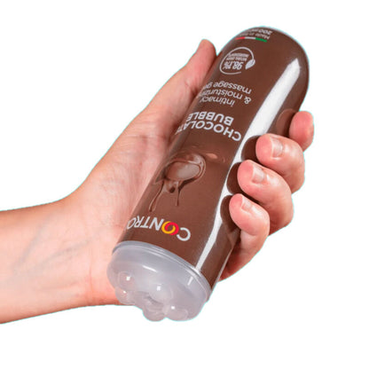 CONTROL - 3-IN-1 CHOCOLATE BUBBLE MASSAGE GEL 200 ML