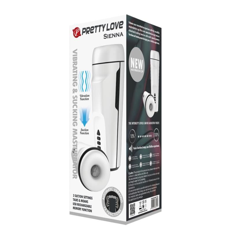 Pretty Love Sienna – Masturbador Masculino Con Vibración Y Succión Innovadora