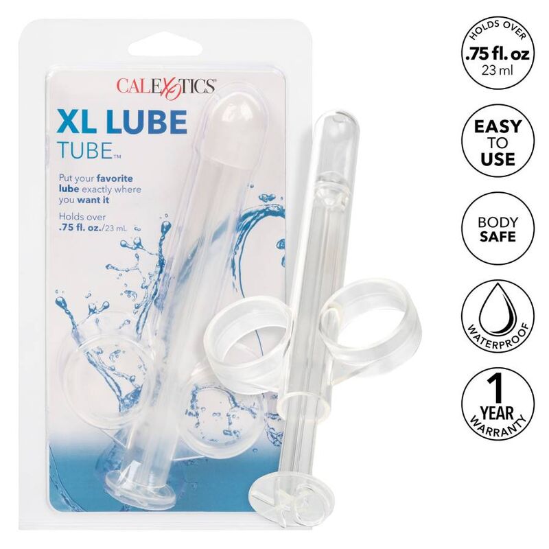 CALEXOTICS XL Lube Tube – Applicatore di lubrificante preciso con design innovativo