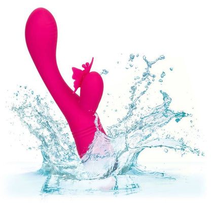 CALEXOTICS Butterfly Kiss Flutter Pink – Vibratore ricaricabile dal design elegante per il piacere intimo
