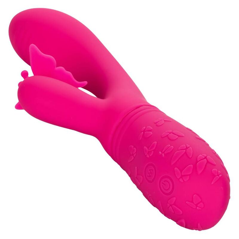 CALEXOTICS Butterfly Kiss Flutter Pink – Vibratore ricaricabile dal design elegante per il piacere intimo