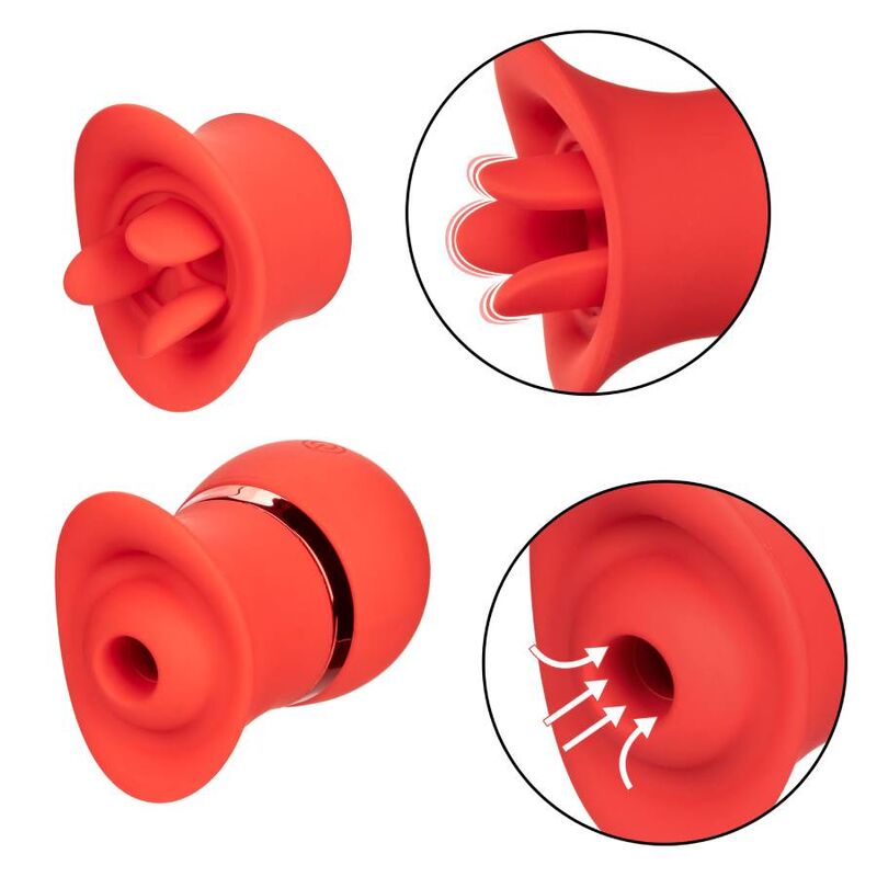 CALEXOTICS French Kiss Suck & Play Set – Conjunto Innovador Para Explorar Placer Intimo Con Diseño Moderno
