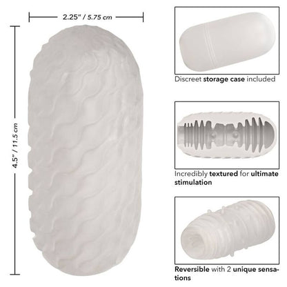 Comprar CALEXOTICS Stroker Reversible Con Textura Acanalada – Estimulación Sensorial Única Para Placer Íntimo-Noxtic