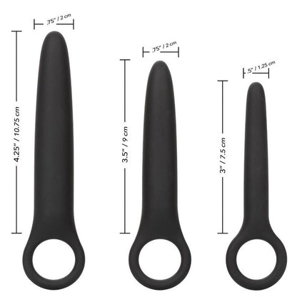 CALEXOTICS Dilator Trio – Dilatadores De Silicona Médica Para Estimulación Sensorial Segura
