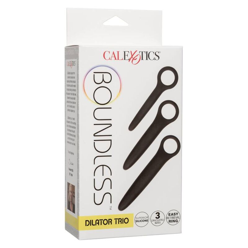 CALEXOTICS Dilator Trio – Dilatadores De Silicona Médica Para Estimulación Sensorial Segura