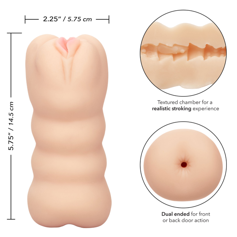 CALEXOTICS Cheap Thrills The Three Way – Sex toy a doppio design per un'autoesplorazione innovativa