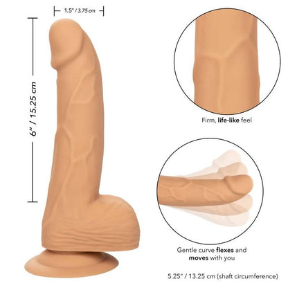 CALEXOTICS Silicone Studs 15.24 Cm Skin – Juguete Erótico De Silicona Médica Con Diseño Ergonómico