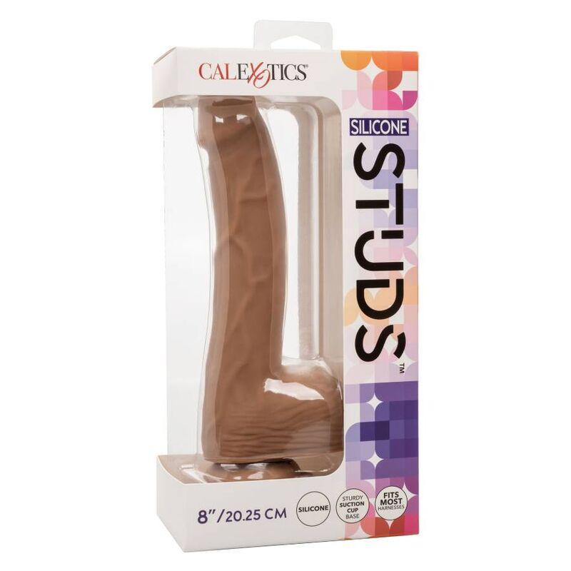 Comprar CALEXOTICS Silicone Studs 20.32 Cm Marrón – Juguete Erótico Con Diseño Para Exploración Sensual-Noxtic