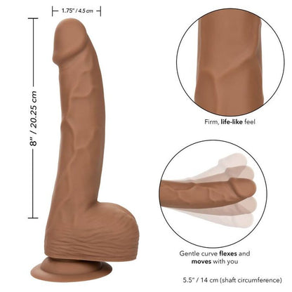 Comprar CALEXOTICS Silicone Studs 20.32 Cm Marrón – Juguete Erótico Con Diseño Para Exploración Sensual-Noxtic