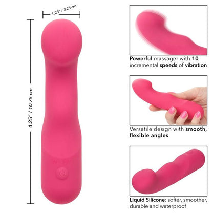 Comprar Calexotics Pixies Curvy Rosa – Vibrador Recargable Con Diseño Elegante Y Versátil-Noxtic