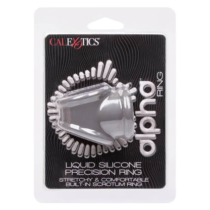 CALEXOTICS Alpha Precision Ring Grey – Anello erotico a doppio design per un piacere sensibile