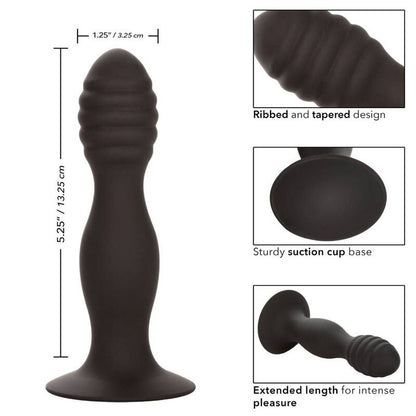 CALEXOTICS Ribbed Anal Stud – Design a coste per un piacere intenso