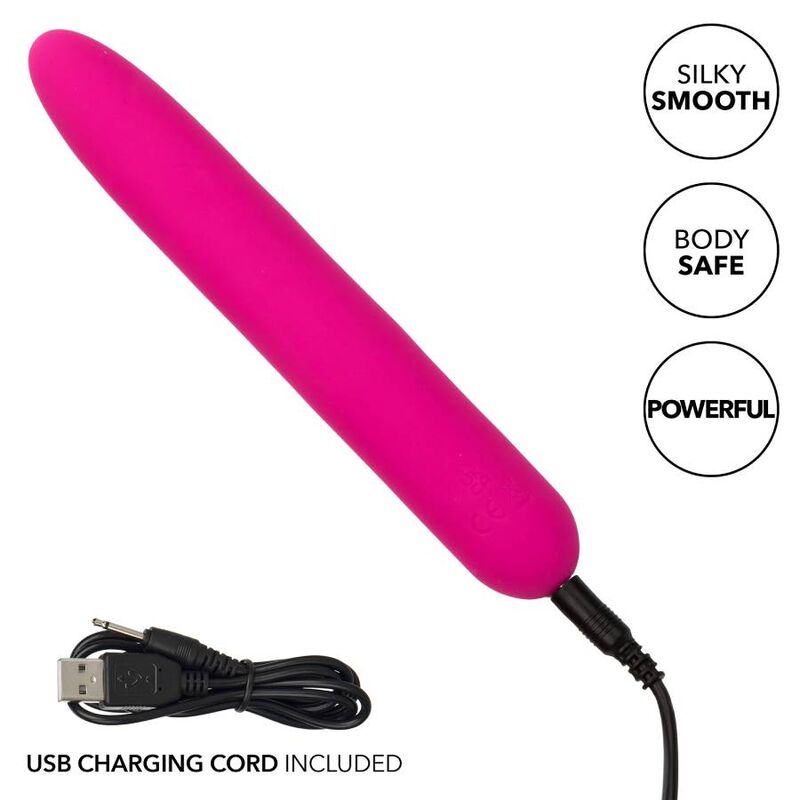 CALEXOTICS Bliss Vibe Rosa – Vibrador Recargable Con Diseño Ergonómico De Silicona Médica