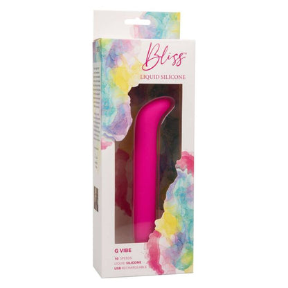 CALEXOTICS Bliss G Vibe Rosa – Vibrador Recargable Con Diseño Curvado De Silicona Médica