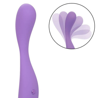 CALEXOTICS Contour Demi Violeta – Masajeador Ergonómico Con 10 Funciones De Vibración