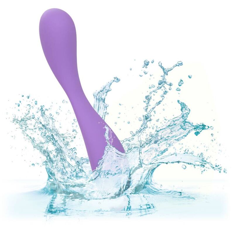 CALEXOTICS Contour Demi Violeta – Masajeador Ergonómico Con 10 Funciones De Vibración