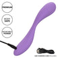 CALEXOTICS Contour Demi Violeta – Masajeador Ergonómico Con 10 Funciones De Vibración