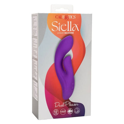 CALEXOTICS Stella Dual Pleaser Violet – Giocattolo erotico dal design curvo per un piacere personalizzato