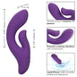 CALEXOTICS Stella Dual Pleaser Violet – Giocattolo erotico dal design curvo per un piacere personalizzato